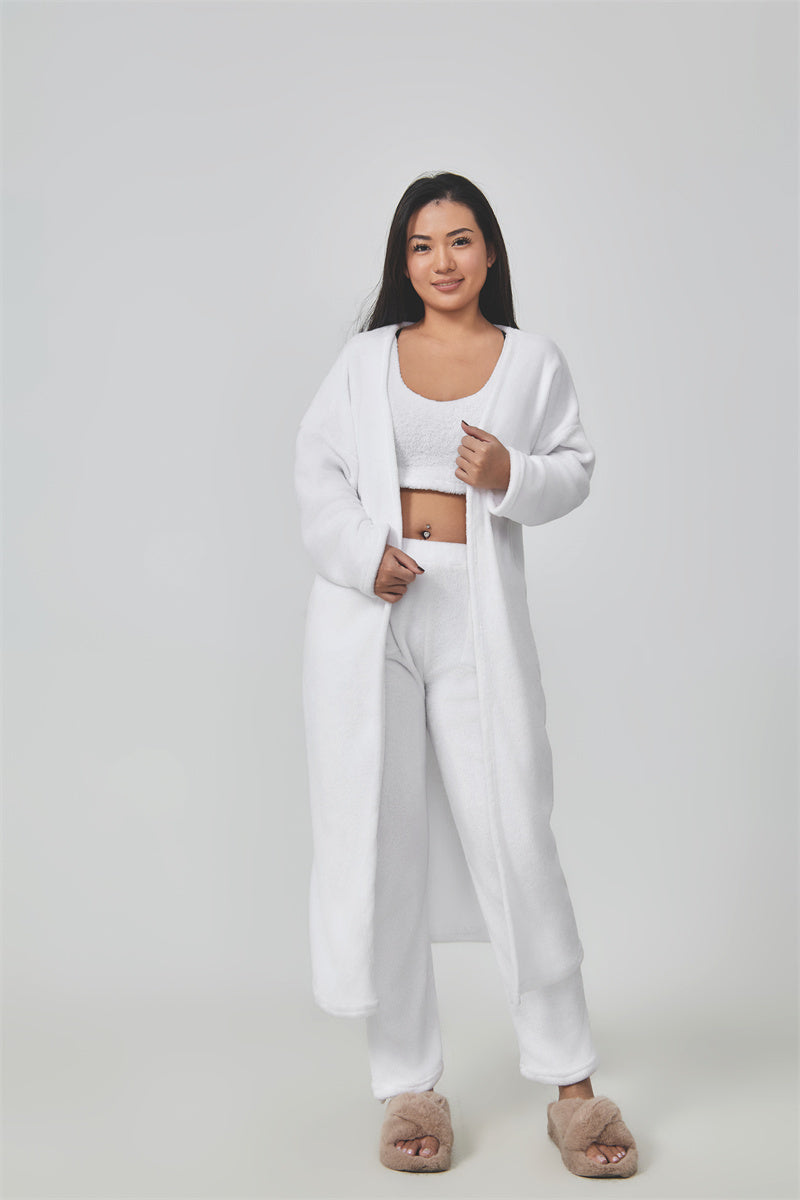 Cute Loungewear Pajama Set, 3 Piece Lounge Set