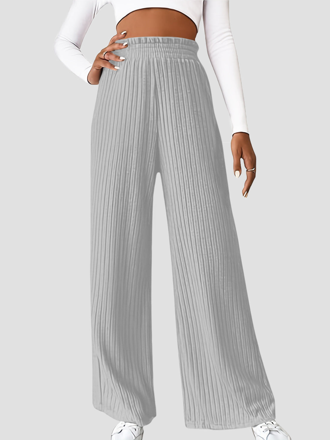 Ribbed High Waist Pants