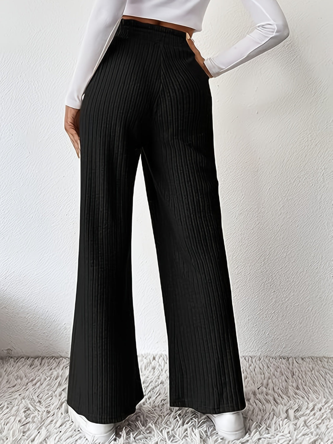 Ribbed High Waist Pants