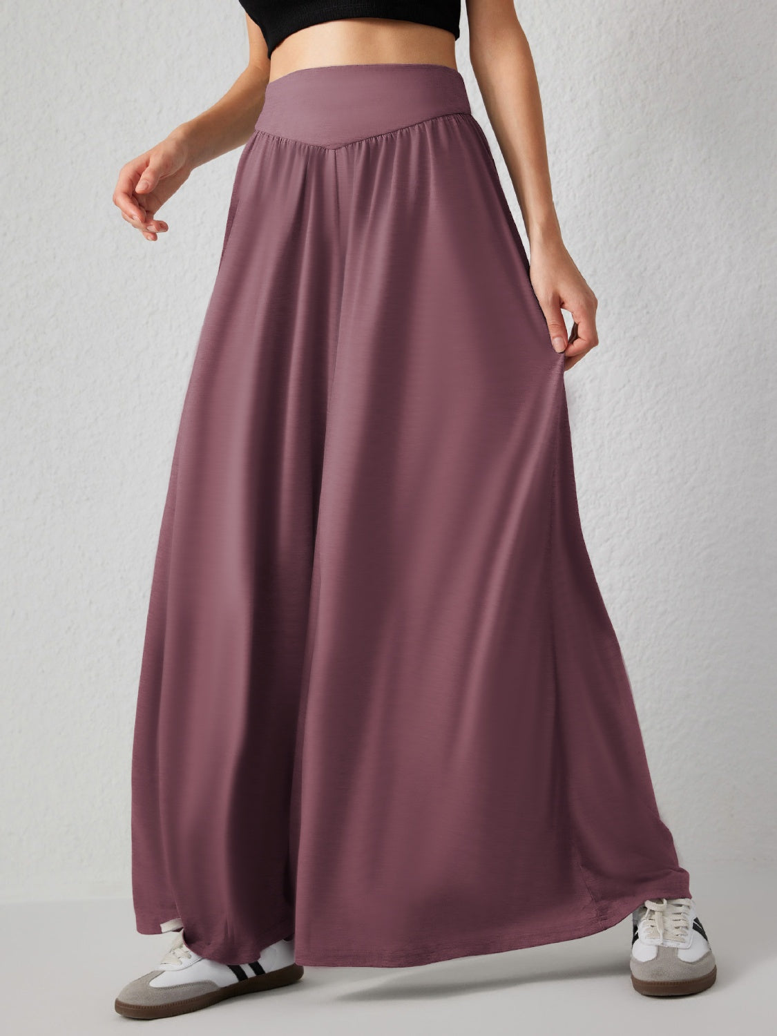 High Waist Wide Leg Pants