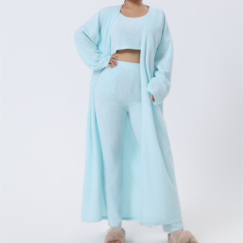 Cute Loungewear Pajama Set, 3 Piece Lounge Set