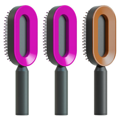 Self Cleaning Hair Brush For Women