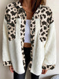 Fuzzy Button Up Long Sleeve Jacket