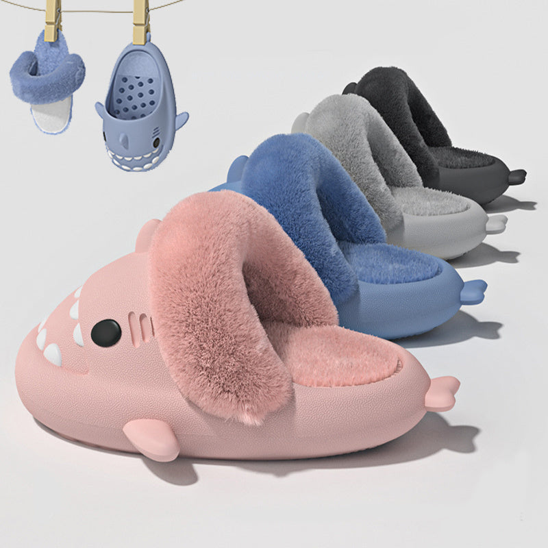 Winter Shark Slippers for Women