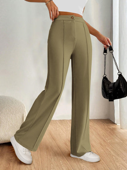 High Waist Wide Leg Pants