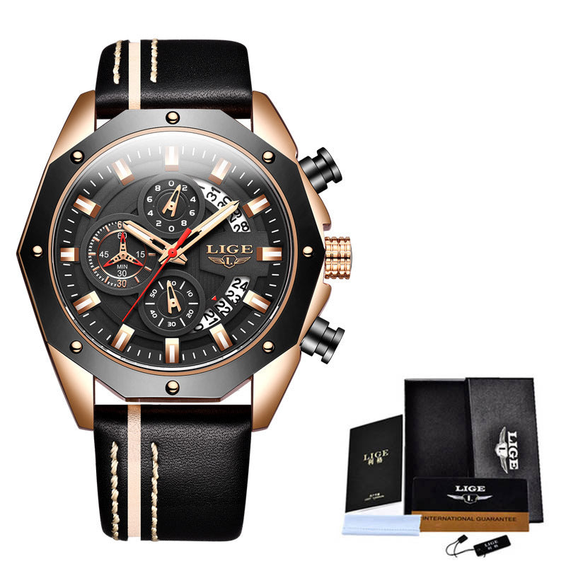 Fashion Mens Waterproof Wristwatch